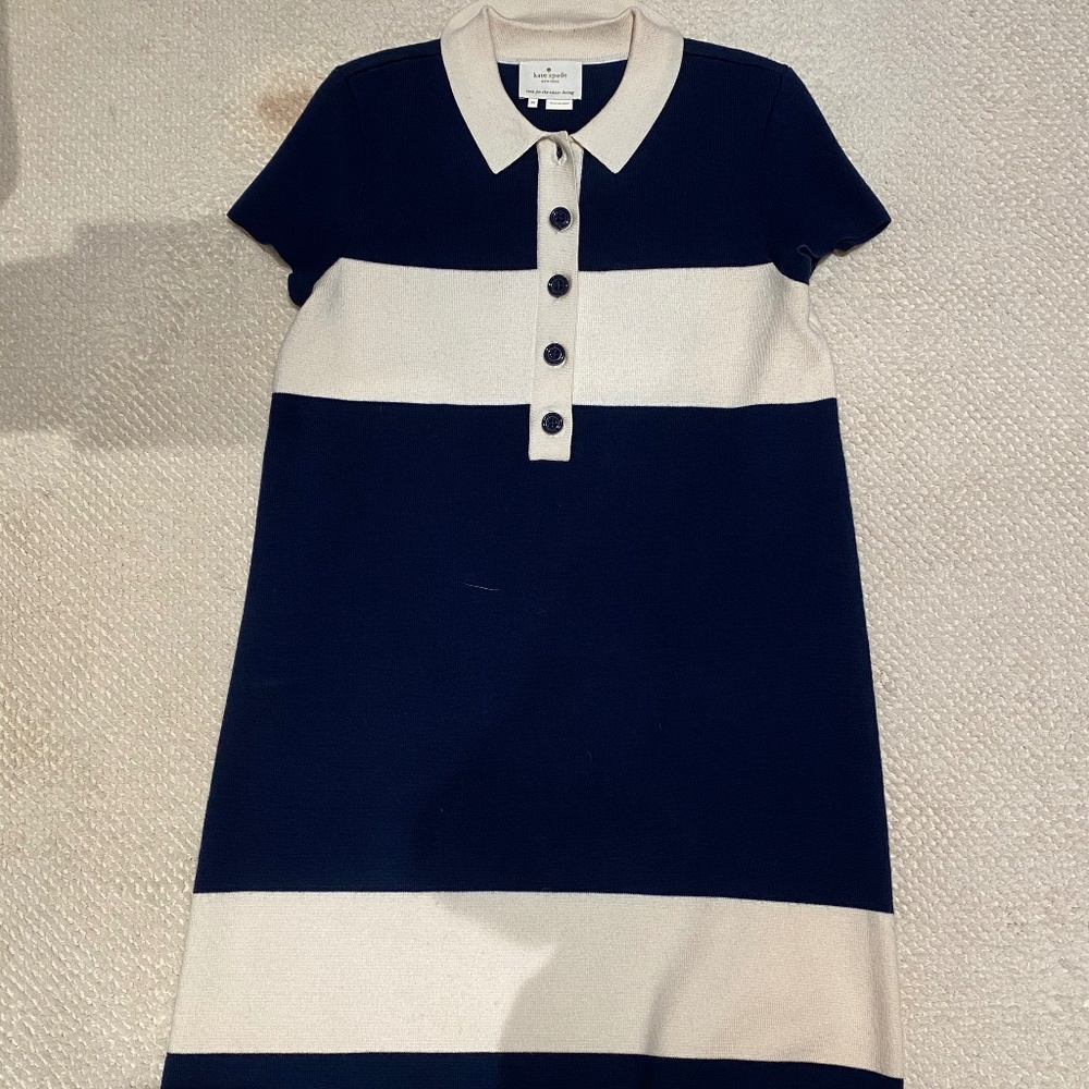 Kate Spade Striped Button Down Dress